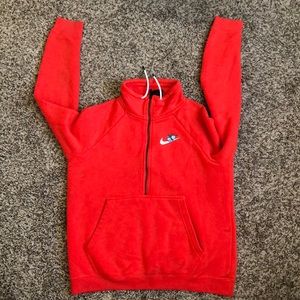 Orange Nike women's jacket